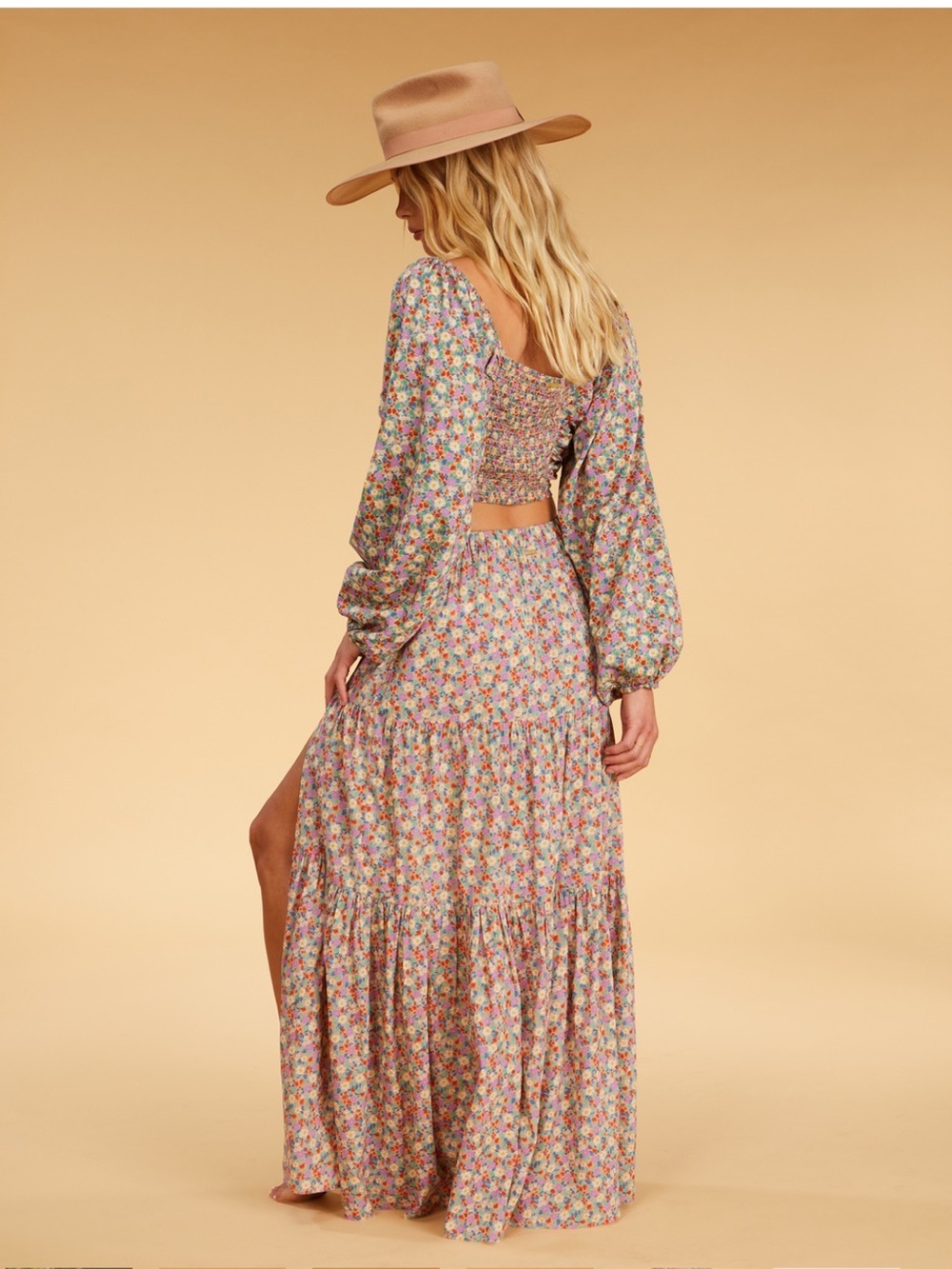 BILLABONG x SALTY BLONDE Free Love Skirt Floral Large NWT 167 - Picture 3 of 14